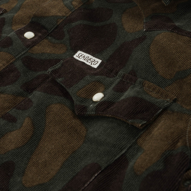 Desperado Shacket | Woodlands Camo | Sendero Provisions Co