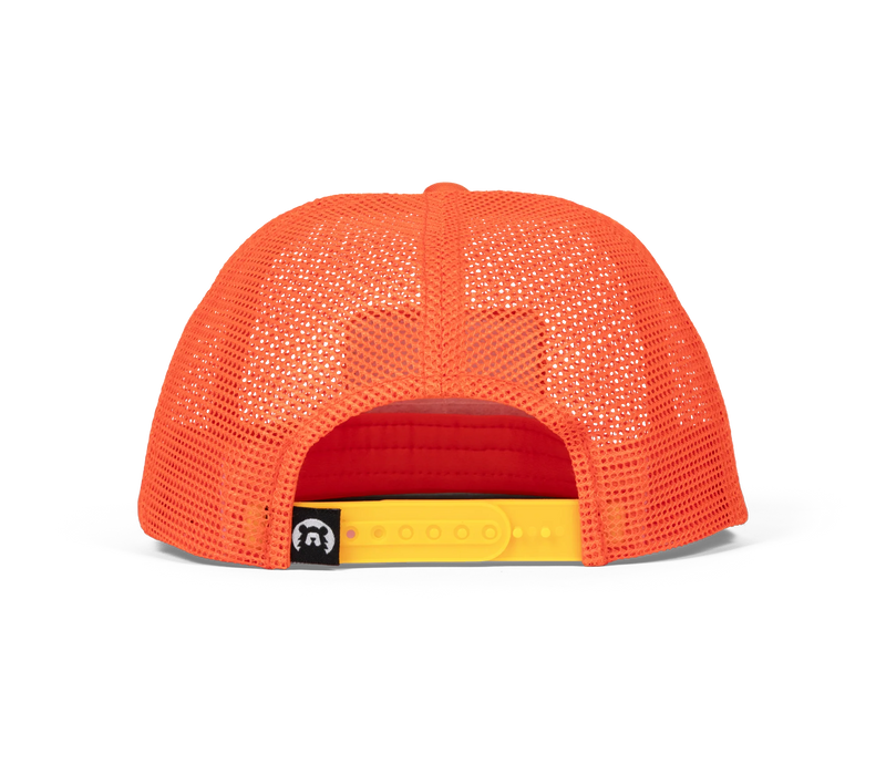 Sunburst Orange All Mesh Hat | Yogi Bins