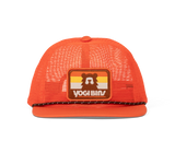 Sunburst Orange All Mesh Hat | Yogi Bins