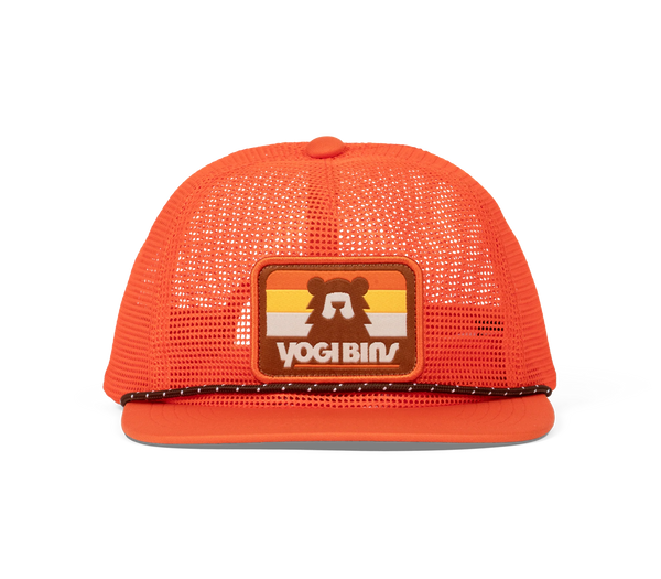 Sunburst Orange All Mesh Hat | Yogi Bins