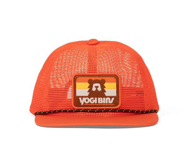 Sunburst Orange All Mesh Hat | Yogi Bins