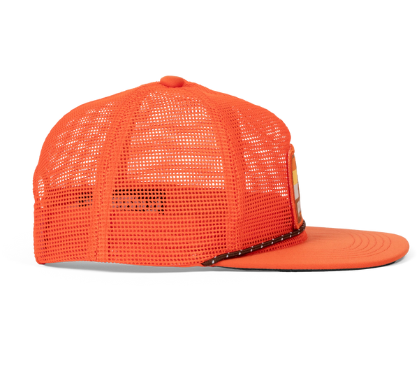 Sunburst Orange All Mesh Hat | Yogi Bins