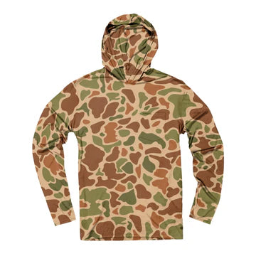 Yucatan Bamboo Hoodie Tech Shirt | Field Camo | Sendero Provisions Co