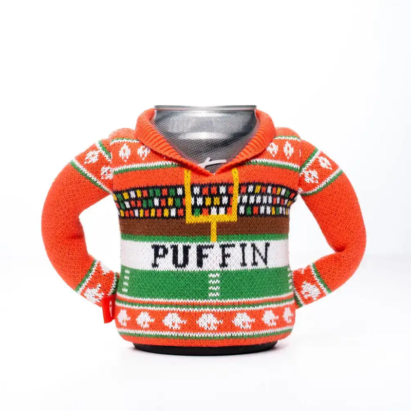 The Sweater Insulated Can Cooler | The Gameday | Puffin Drinkwear