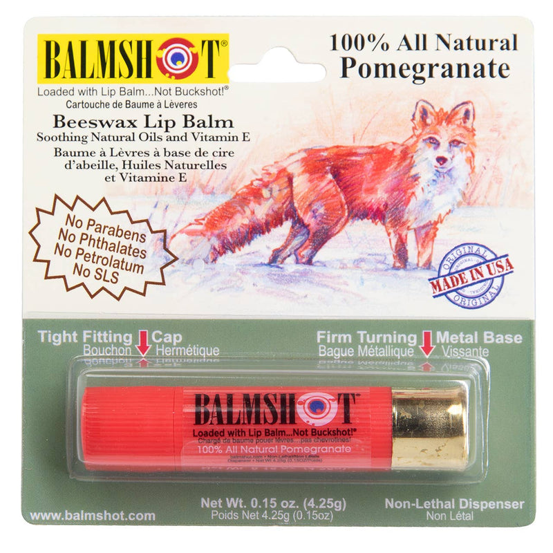 Pomegranate Beeswax Lip Balm | BALMSHOT