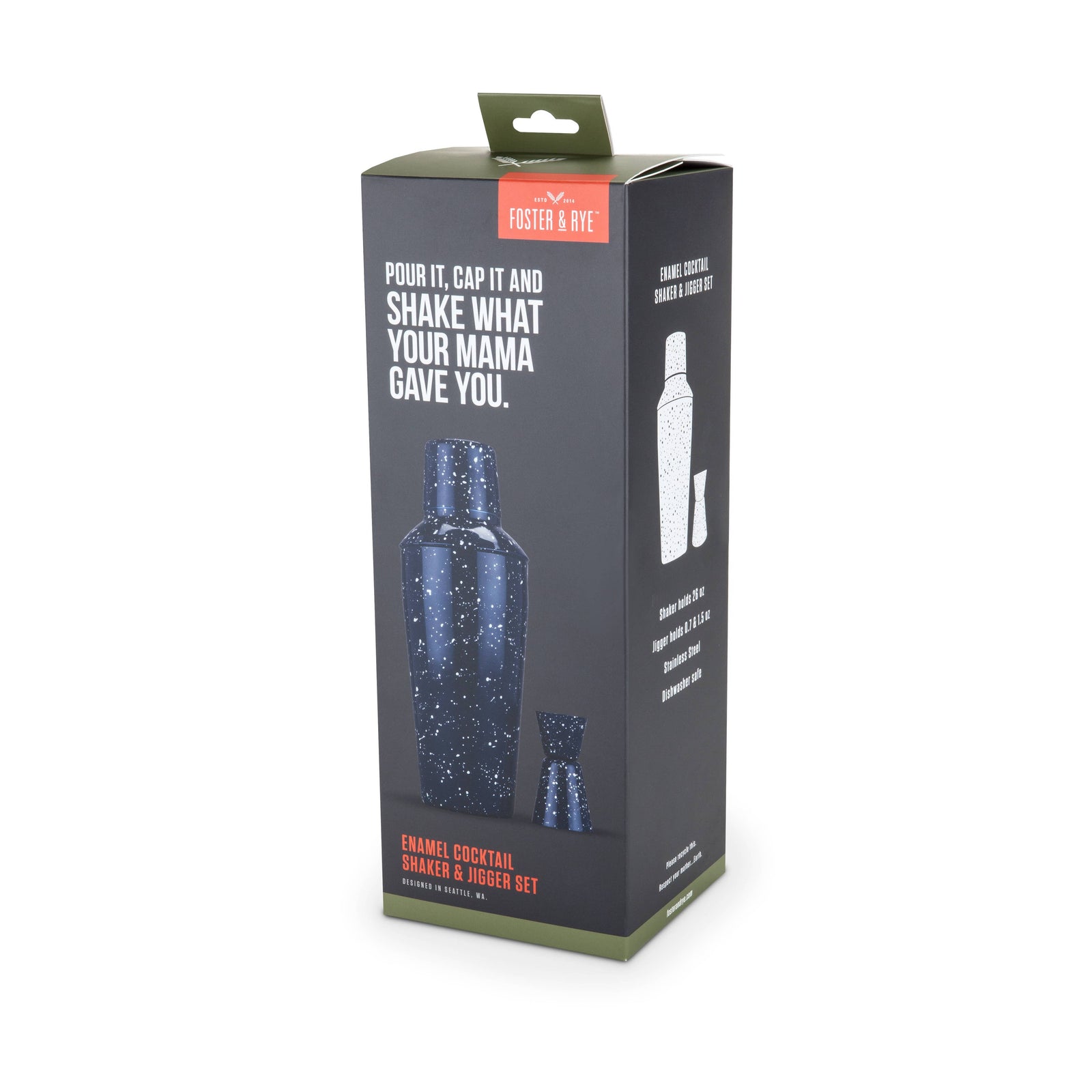Enamel Camping Shaker & Jigger | Foster & Rye – Manready Mercantile