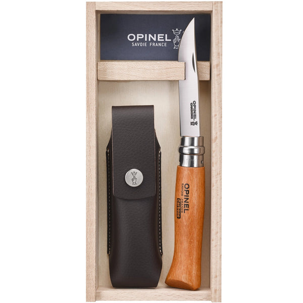 No.08 Carbon Steel + Alpine Sheath Gift Box | Opinel