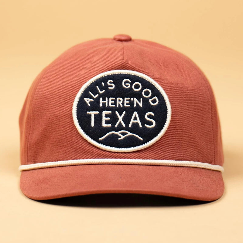 All's Good Hat | Weathered Red | Texas Hill Country Provisions