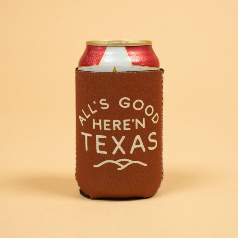 All's Good Can Sleeve |Cowhide | Texas Hill Country Provisions