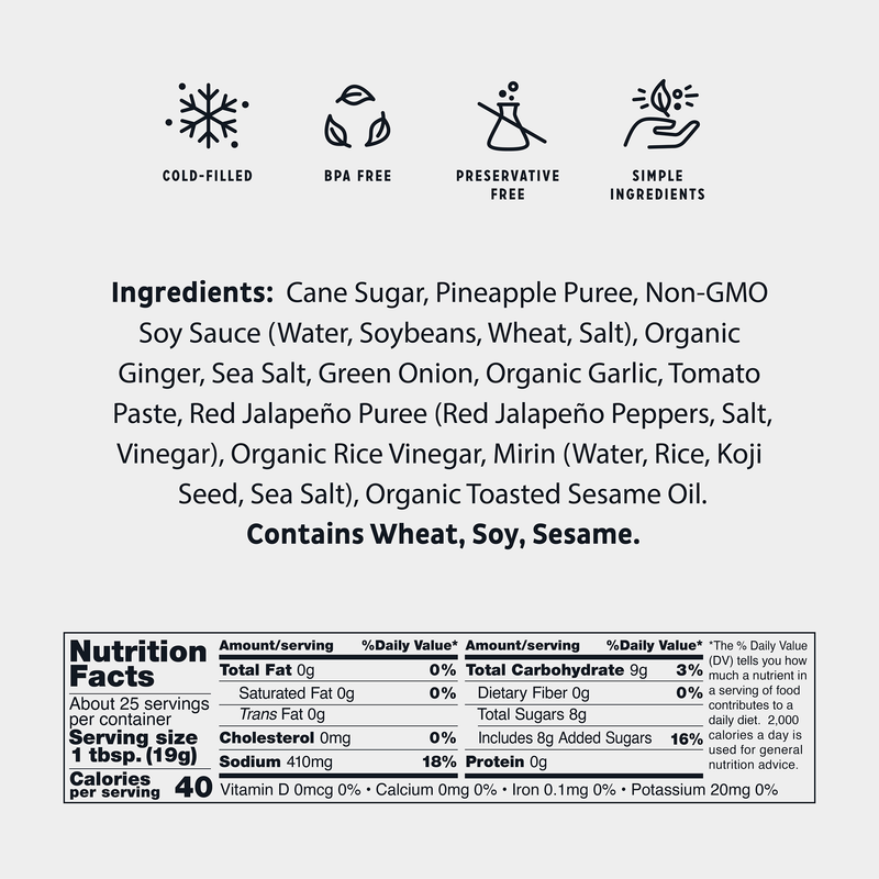 Sweet Pineapple Japanese Barbecue Sauce | Bachan’s