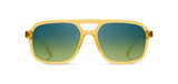 Glacier Sunglasses | Yellowstone Engraved Edition: Sap / Walnut Engraved / HD Plus Polarized Sky | CAMP Eyewear