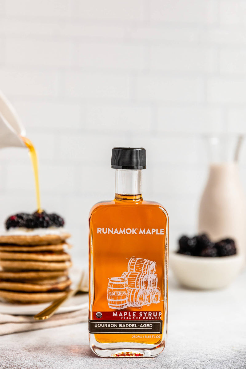 Bourbon Barrel-Aged Organic Vermont Maple Syrup | Runamok