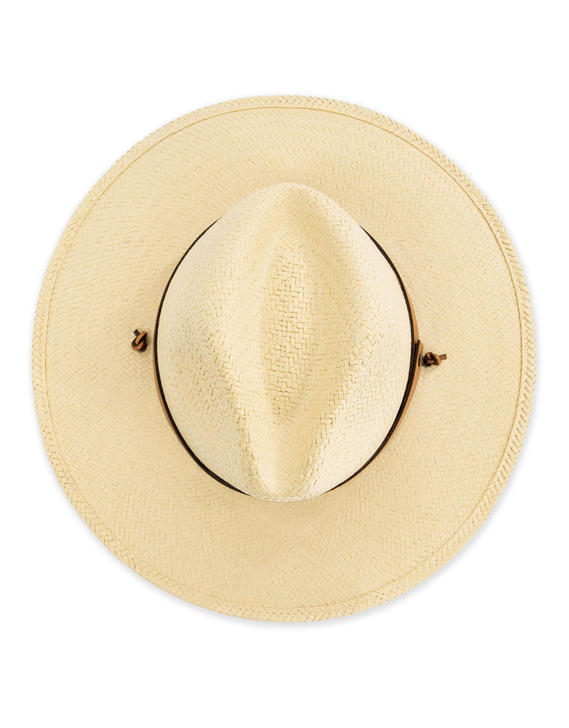 Brimmed Field Hat | Burlap Straw | Ball and Buck