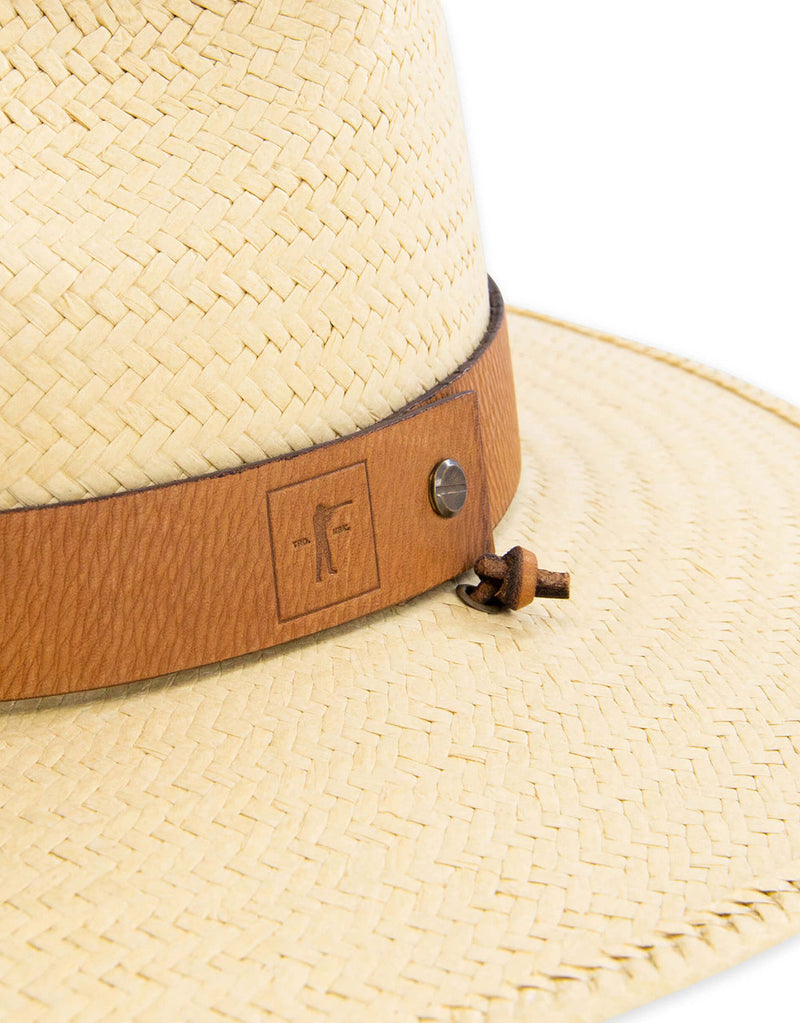 Brimmed Field Hat | Burlap Straw | Ball and Buck