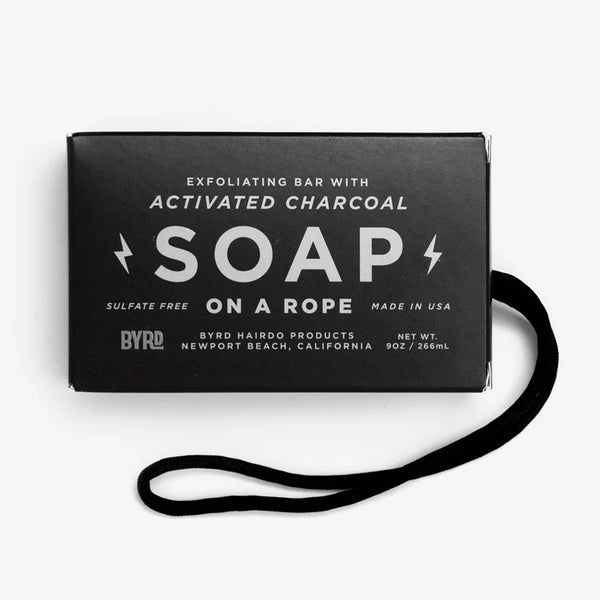 Activated Charcoal Soap on a Rope | BYRD
