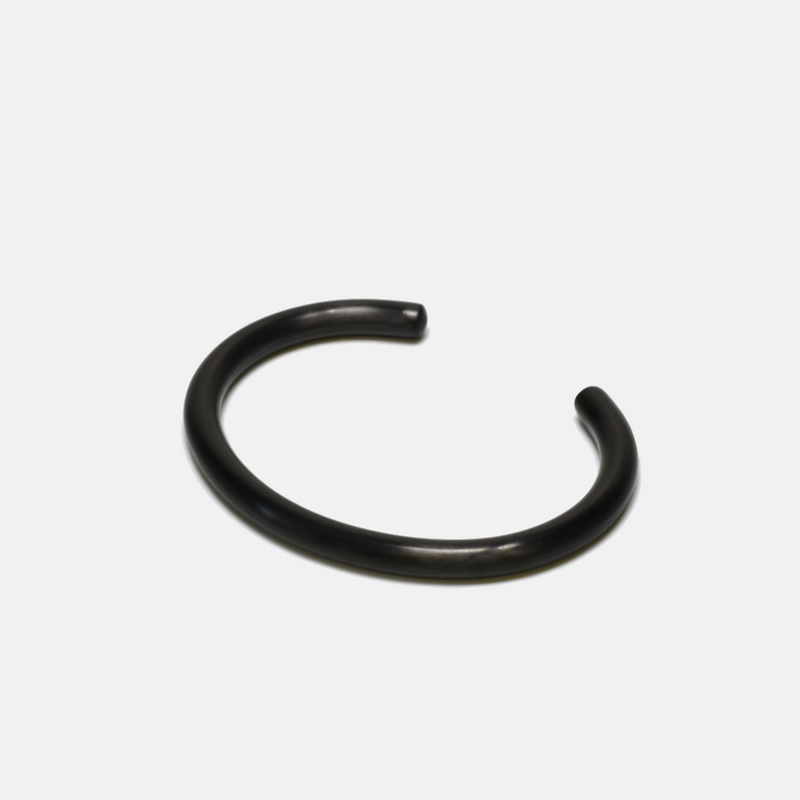 Round Cuff | Black Steel | Curated Basics
