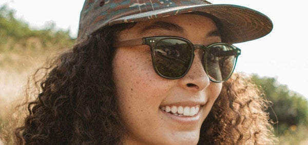 Topo Sunglasses | Fern / Walnut / HD Plus Polarized Grey | CAMP Eyewear