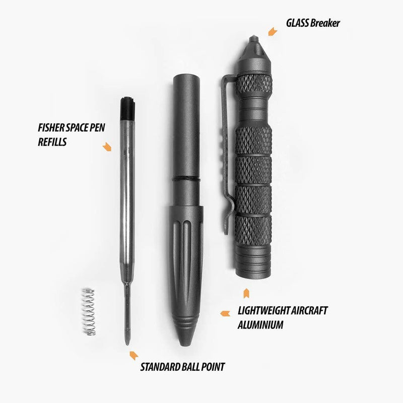 UZI Tactical Defender Pen 2 Gun Metal | CAMPCO