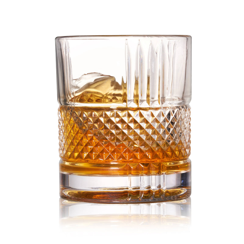 Revolve Crystal Spinning Scotch Rocks Glass | Viski