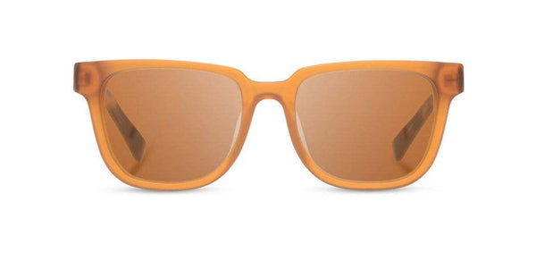 Prescott Acetate Sunglasses | Matte Apricot / Elm Burl | Brown Polarized | Shwood