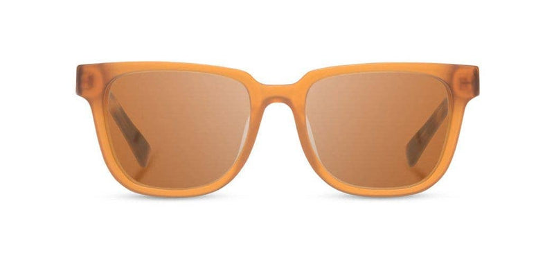 Prescott Acetate Sunglasses | Matte Apricot / Elm Burl | Brown Polarized | Shwood