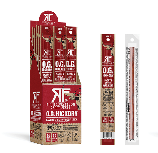 O.G. Hickory Beef Stick | Righteous Felon