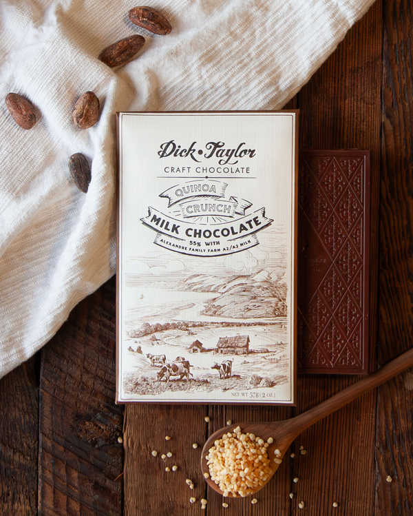 Quinoa Crunch Milk Chocolate | Dick Taylor