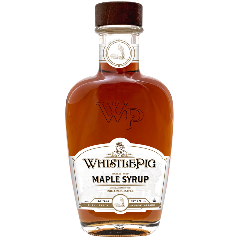 WhistlePig Rye Whiskey Barrel-Aged Organic Maple Syrup | Runamok