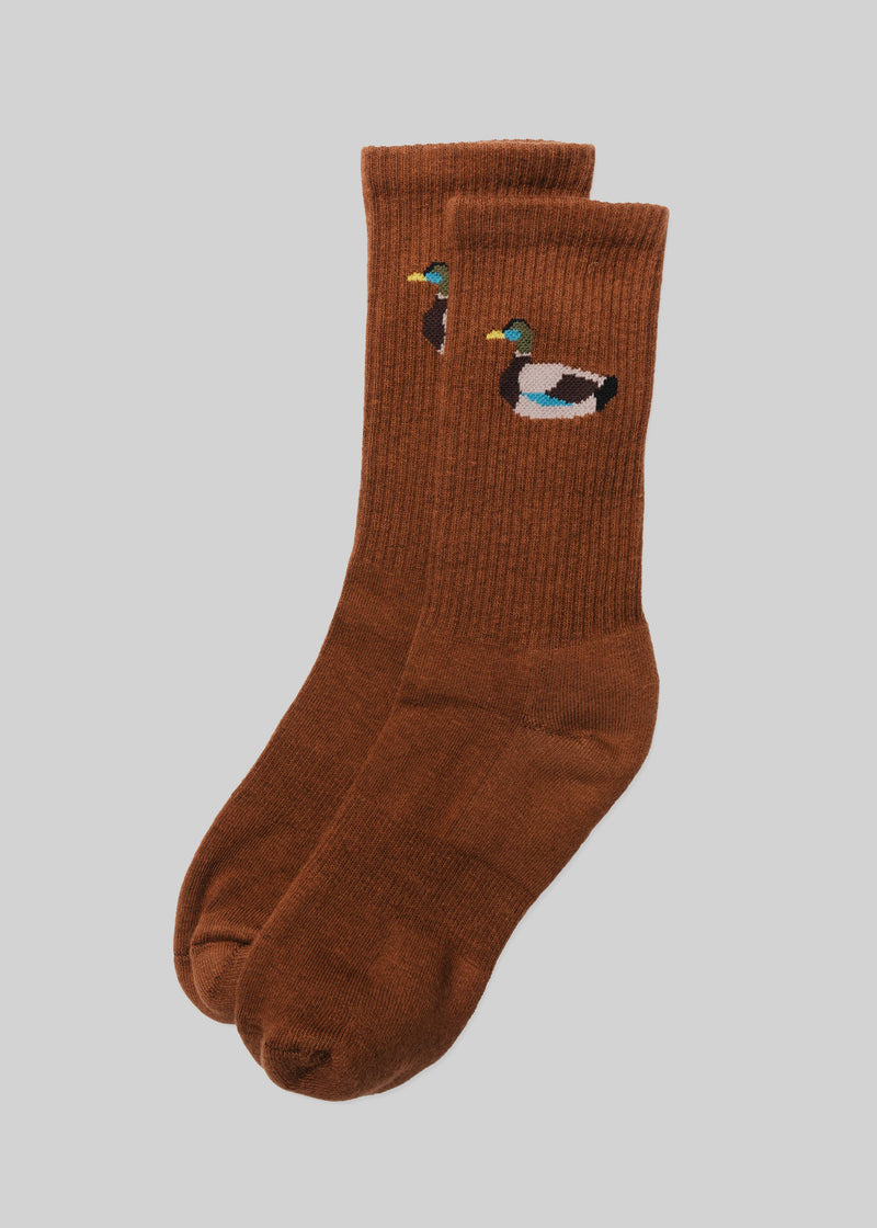 What the Duck Sock | Brown | American Trench