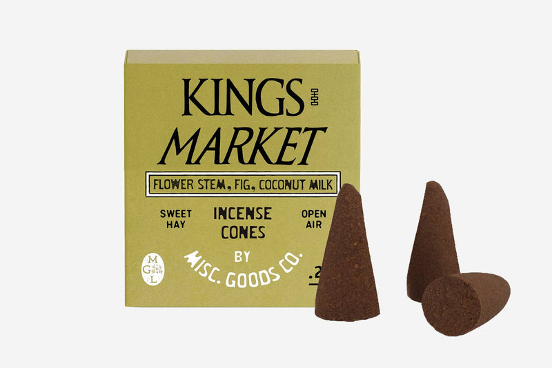 Incense Cones | Kings Market | Misc Goods Co.
