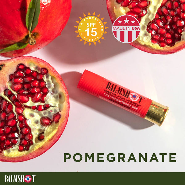 Pomegranate Beeswax Lip Balm | BALMSHOT