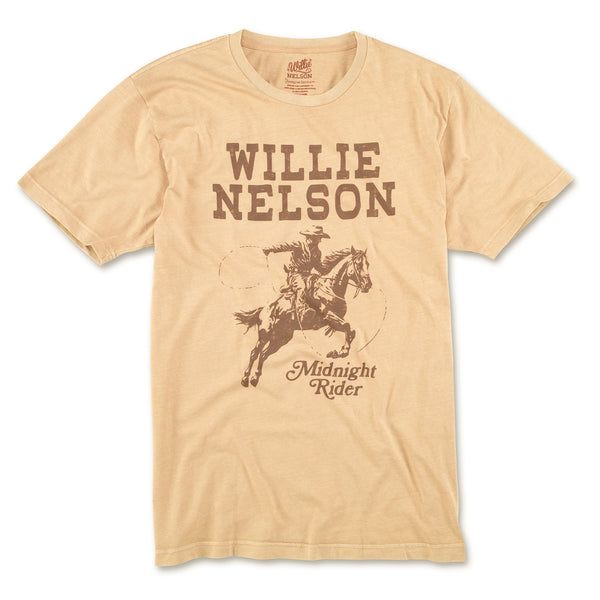 Red Label Pigment Shirt | Willie Nelson | American Needle
