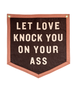 Let Love Knock You On Your Ass Camp Flag | Jason Isbell x Oxford Pennant