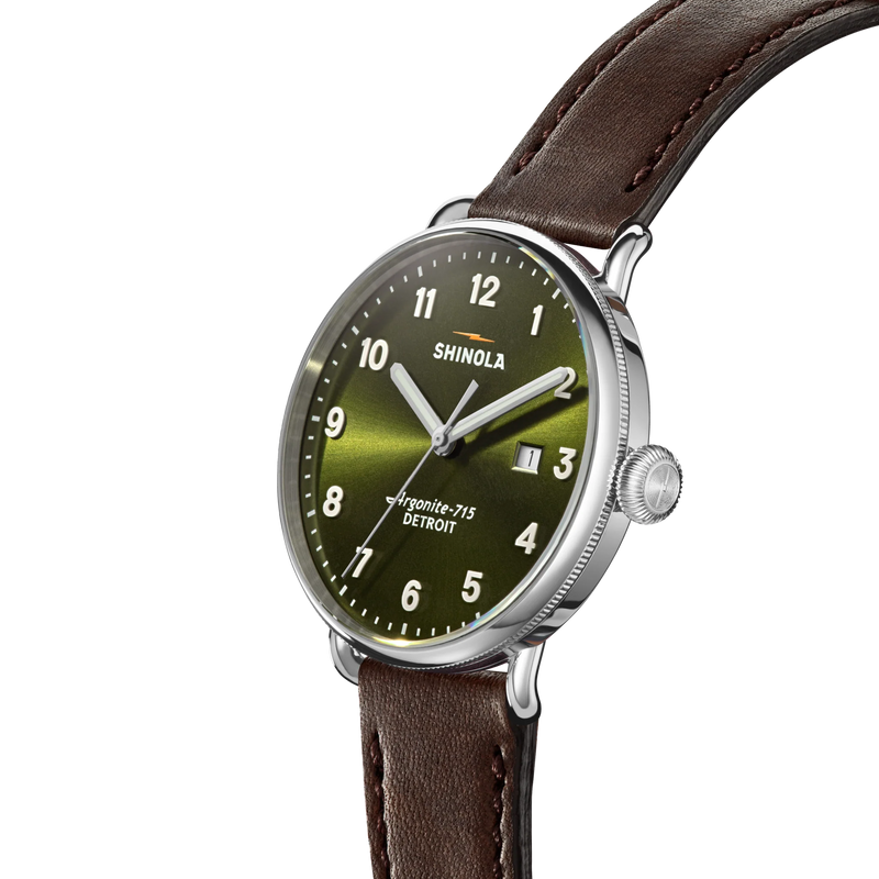 The Canfield 43mm | Dark Olive | Shinola Detroit