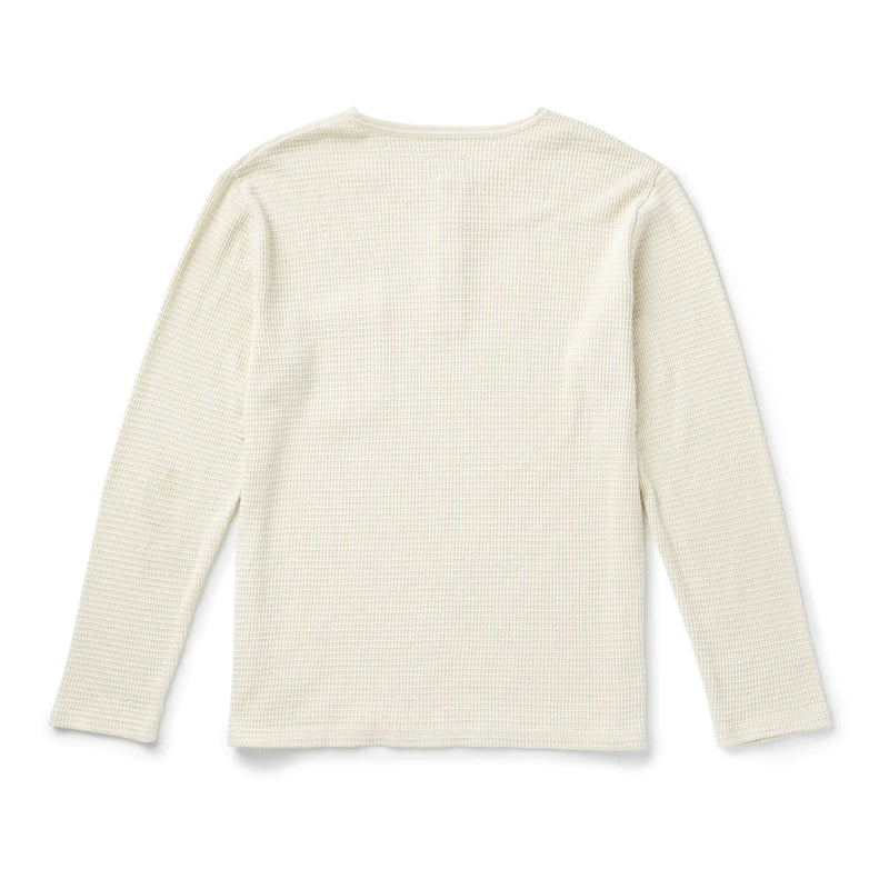 Sawpit Henley LS Thermal | Vintage White | Seager Co.