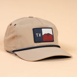 Hill Country Flag Nylon Hat | Stone | Texas Hill Country Provisions