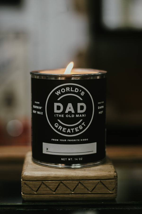 World's Greatest Dad Candle | Manready Mercantile