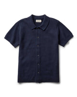 The Button Down Polo | Dark Navy Crochet | Taylor Stitch