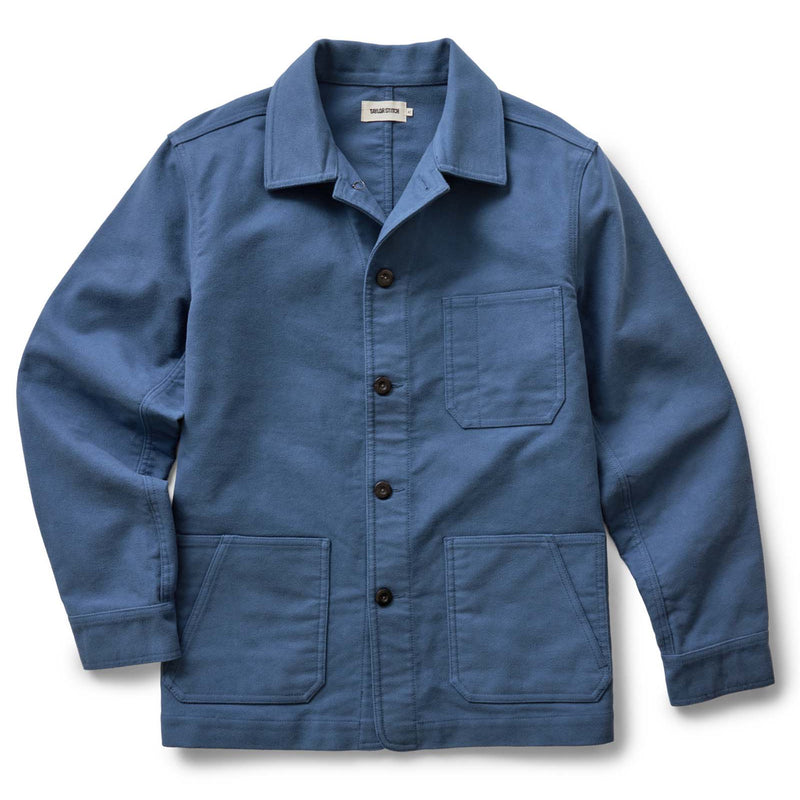 The Ojai Jacket | French Blue Moleskin | Taylor Stitch – Manready