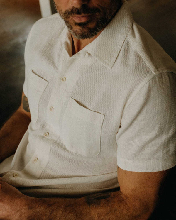 The Conrad Shirt | Vintage White Linen | Taylor Stitch