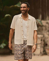 The Monterey Sweater Polo | Vintage White Crochet | Taylor Stitch