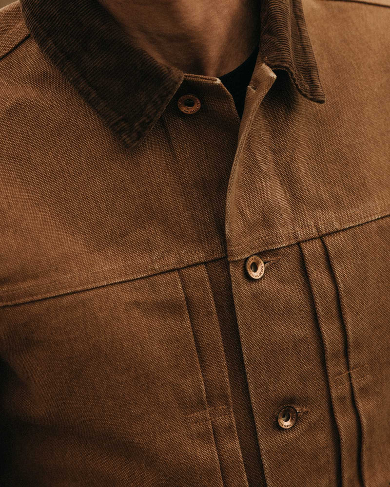 The Ryder Jacket | Tobacco Chipped Canvas | Taylor Stitch