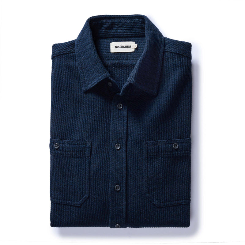 The Utility Shirt | Navy Sashiko | Taylor Stitch