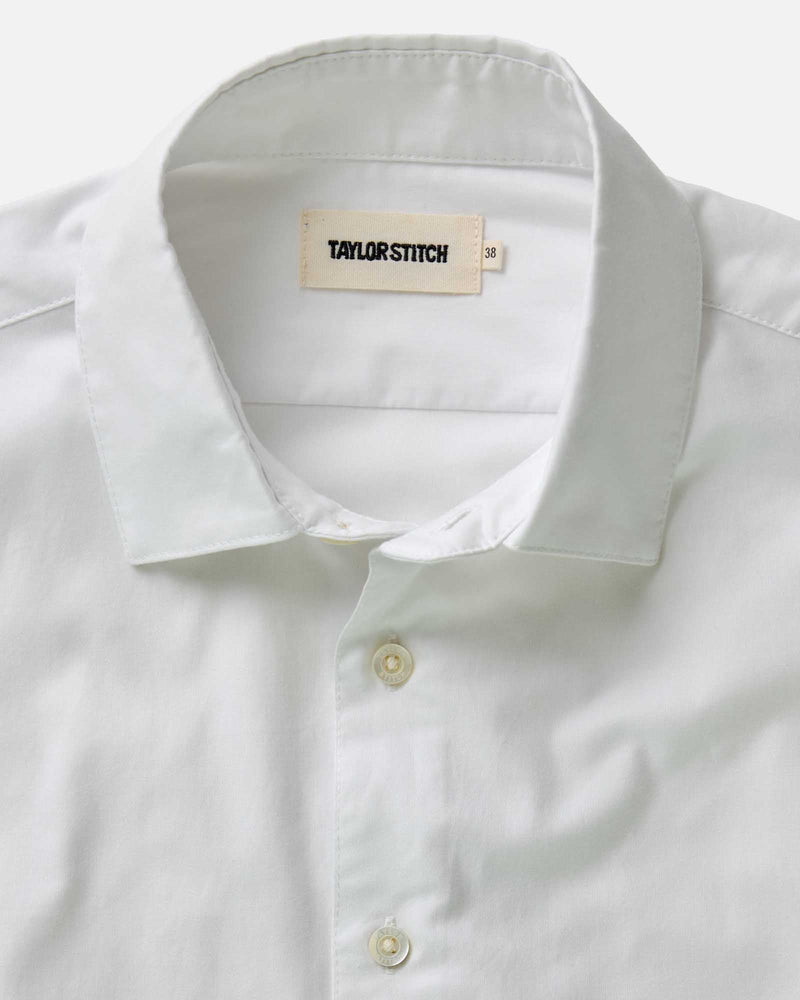 The Hyde | White Pinpoint Oxford | Taylor Stitch