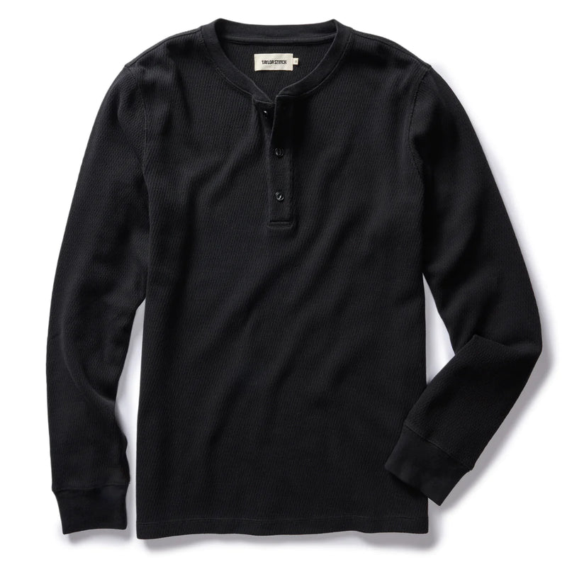The Waffle Henley | Coal | Taylor Stitch