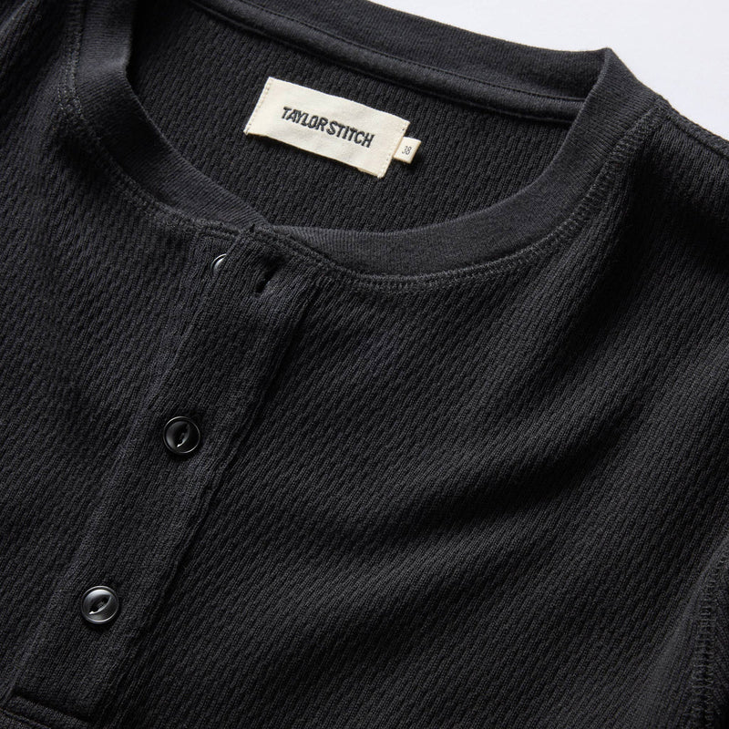 The Waffle Henley | Coal | Taylor Stitch