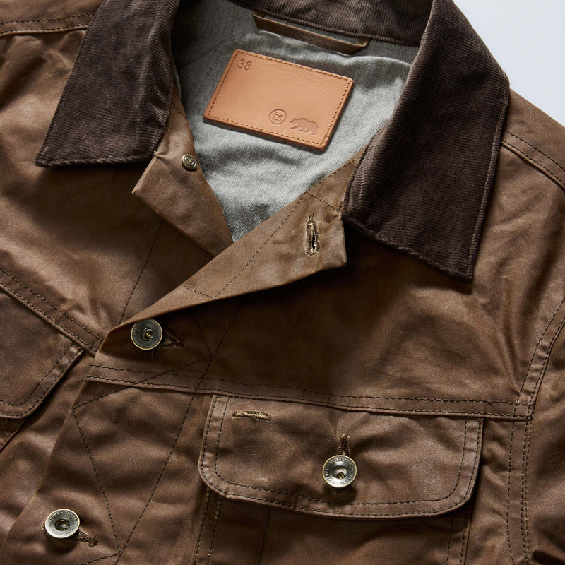 The Long Haul Jacket | Dark Khaki Waxed Jacket | Taylor Stitch