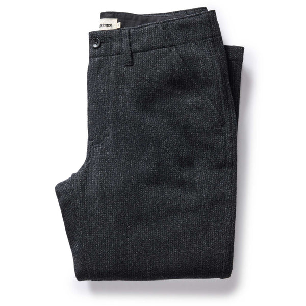 The Carnegie Pant | Heather Charcoal Wool | Taylor Stitch