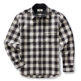 The Moto Utility Shirt | White Smoke Plaid | Taylor Stitch
