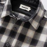 The Moto Utility Shirt | White Smoke Plaid | Taylor Stitch